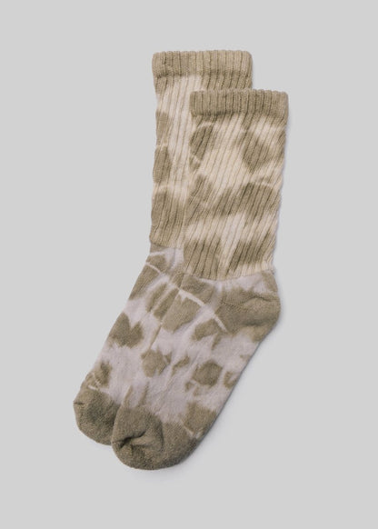 Natural - Dyed Retro Crew Socks by American Trench – Don't Panic Shoes