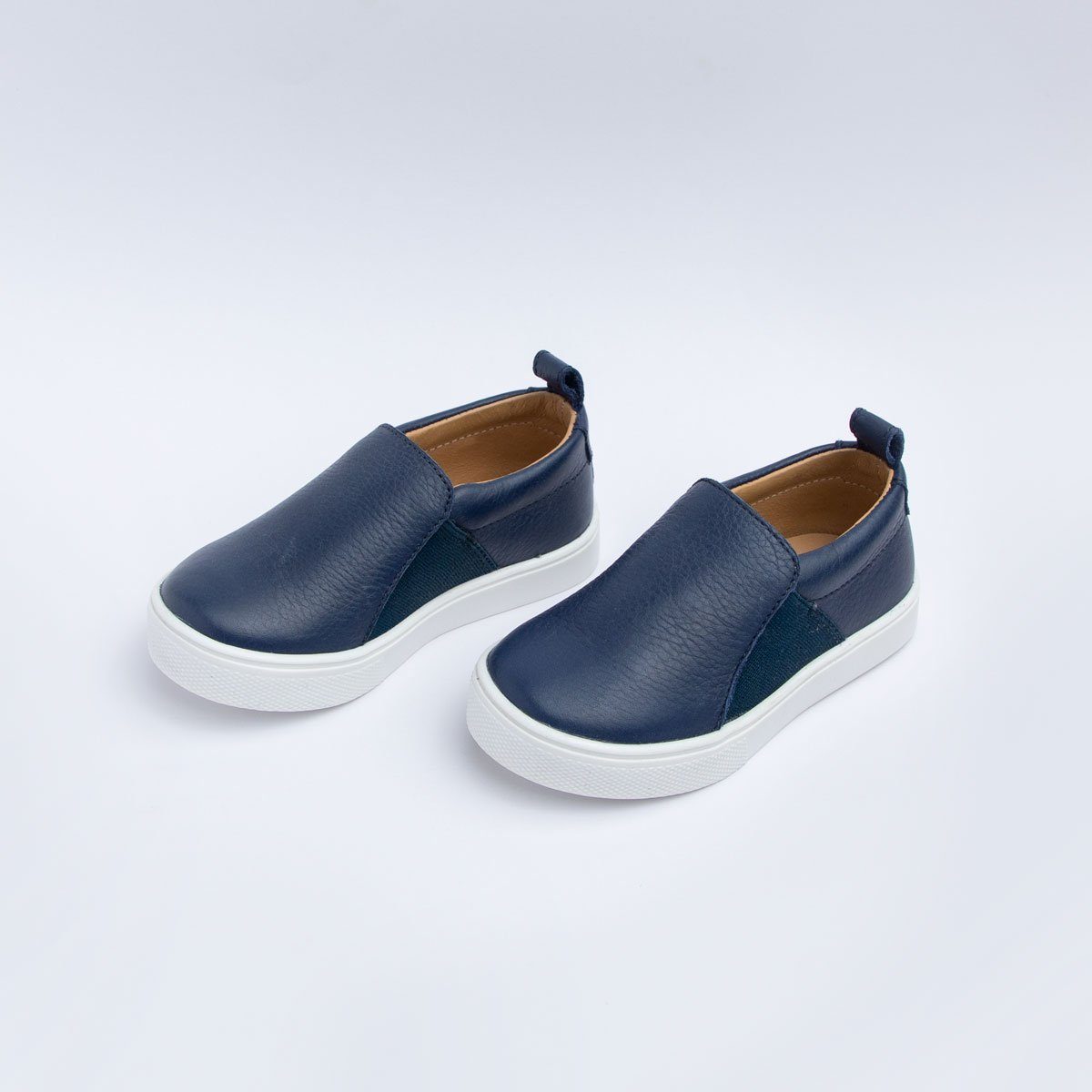 Navy Slip - On Sneaker Kids - Slip - On Sneaker by Freshly Picked – Don't Panic Shoes