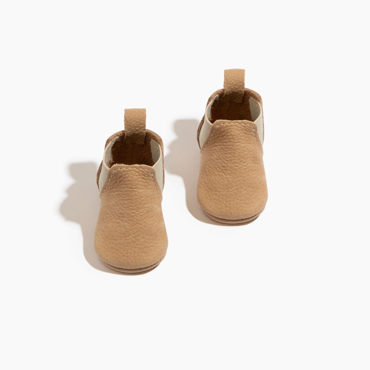 Newborn Weathered Brown Chelsea Boot Baby Shoe Chelsea Boot by Freshly Picked – Don't Panic Shoes