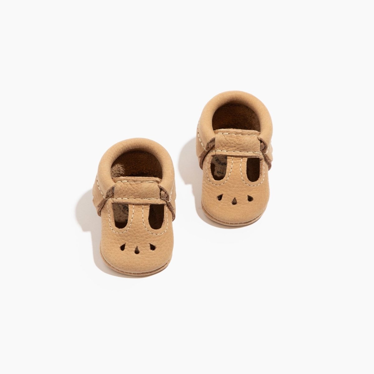 Newborn Weathered Brown Mary Jane Baby Shoe Mary Jane by Freshly Picked – Don't Panic Shoes