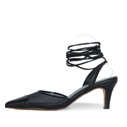 Nicole Pumps Black Shoes by Vaila Shoes – Don't Panic Shoes