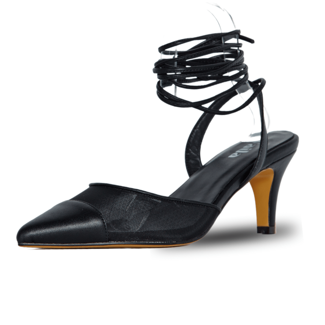 Nicole Pumps Black Shoes by Vaila Shoes – Don't Panic Shoes