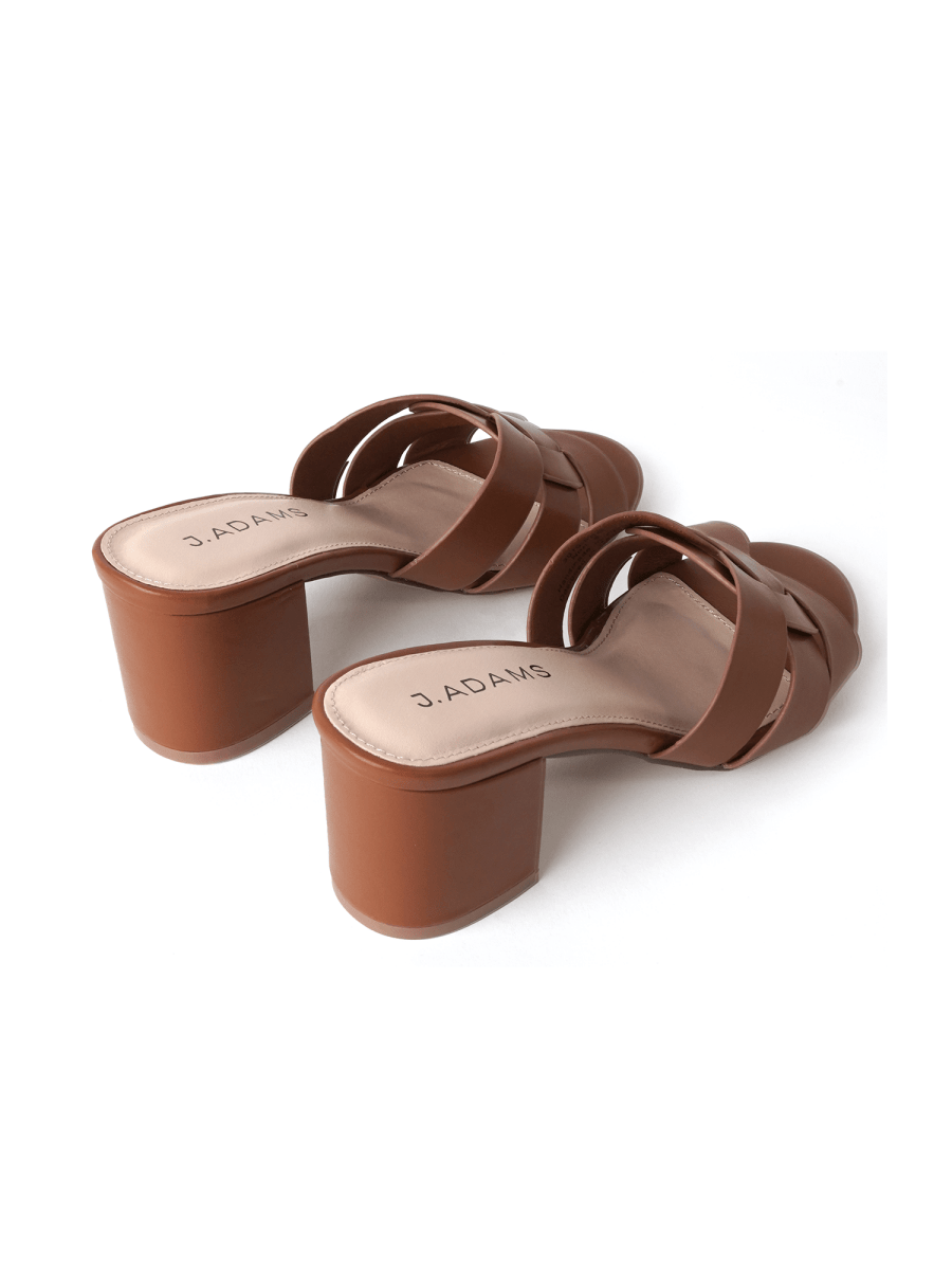 Nori | Brown Sandals by J.Adams – Don't Panic Shoes