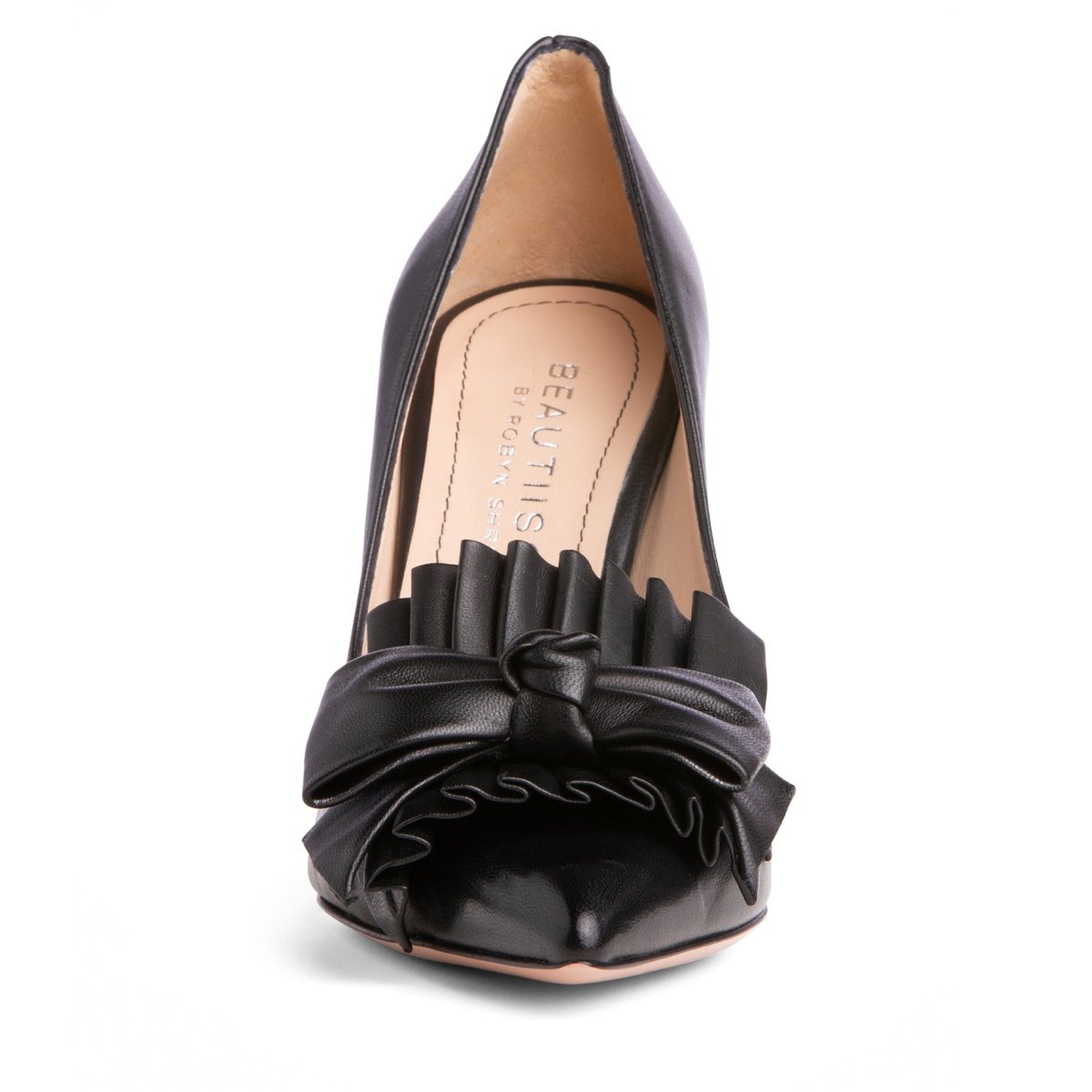 Olga Women’S Leather Almond Toe Stiletto Pump Padded Insole Heels by Beautiisoles – Don't Panic Shoes