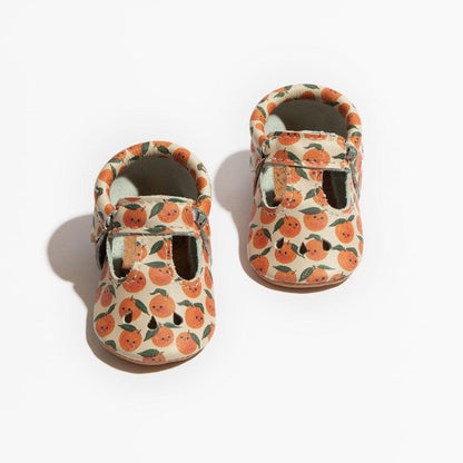 Orange You Sweet Mary Jane Baby Shoe Mary Jane by Freshly Picked – Don't Panic Shoes