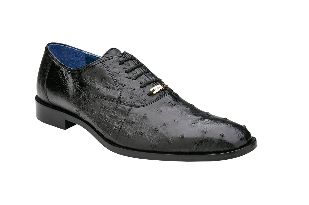 Buy Orlando - Black Men’S Genuine Ostrich Quill D01 - Men from Don’t Panic Shoes | Best Prices & Fast Shipping