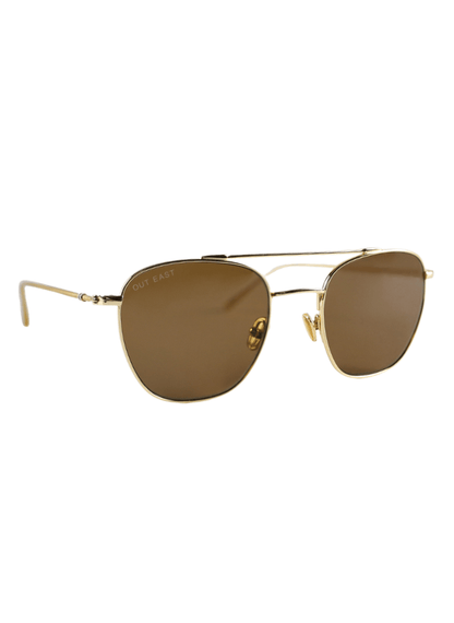 Out Eat Eyewear Watermill Revere Unisex 18k Gold Titanium Sunglasses by Out East Eyewear – Don't Panic Shoes