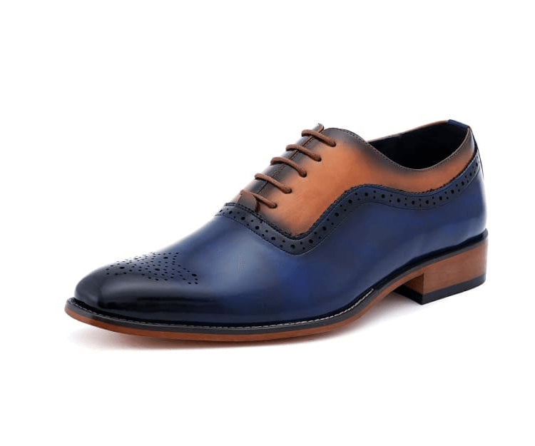 piedmont mens oxford dress shoes blue amali