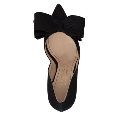 OxSana Handmade Italian Linen Pump Women’s Leather Lined Heels by Beautiisoles – Don't Panic Shoes