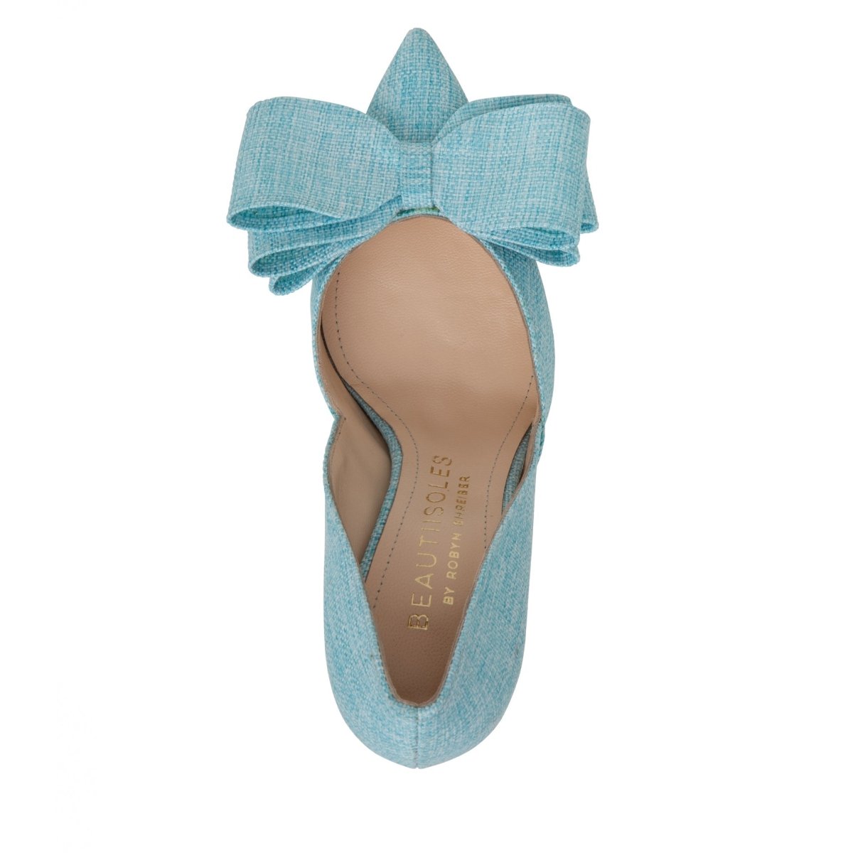 Oxsana Italian Linen Pump Womens Leather Lined Closed Toe Heels by Beautiisoles – Don't Panic Shoes