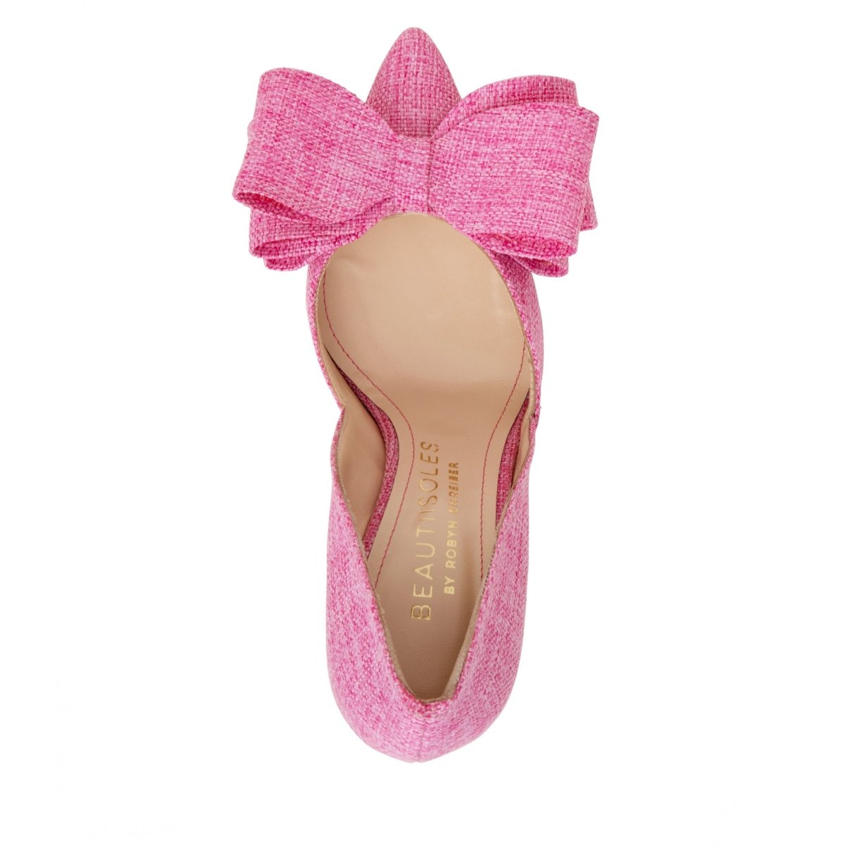 Oxsana Italian Linen Pump Womens Leather Lined Closed Toe Heels by Beautiisoles – Don't Panic Shoes