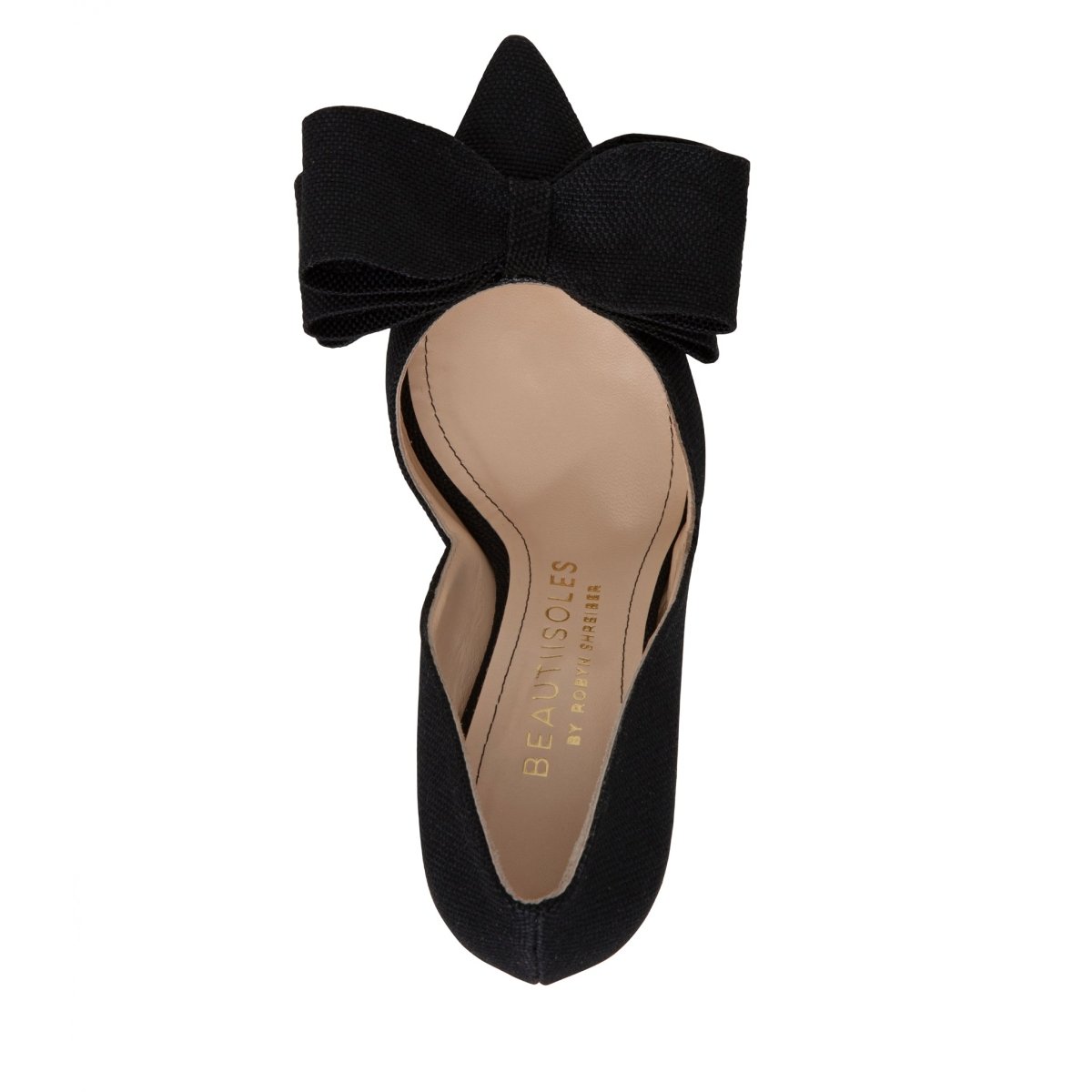 OxSana Women’s Handmade Italian Leather And Linen Pump Heels by Beautiisoles – Don't Panic Shoes