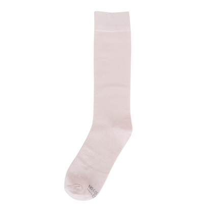 Pale Pink Cotton Blend Women’S Crew Socks Lightweight Breathable Comfortable Everyday Wear Socks by No Cold Feet – Don't Panic Shoes