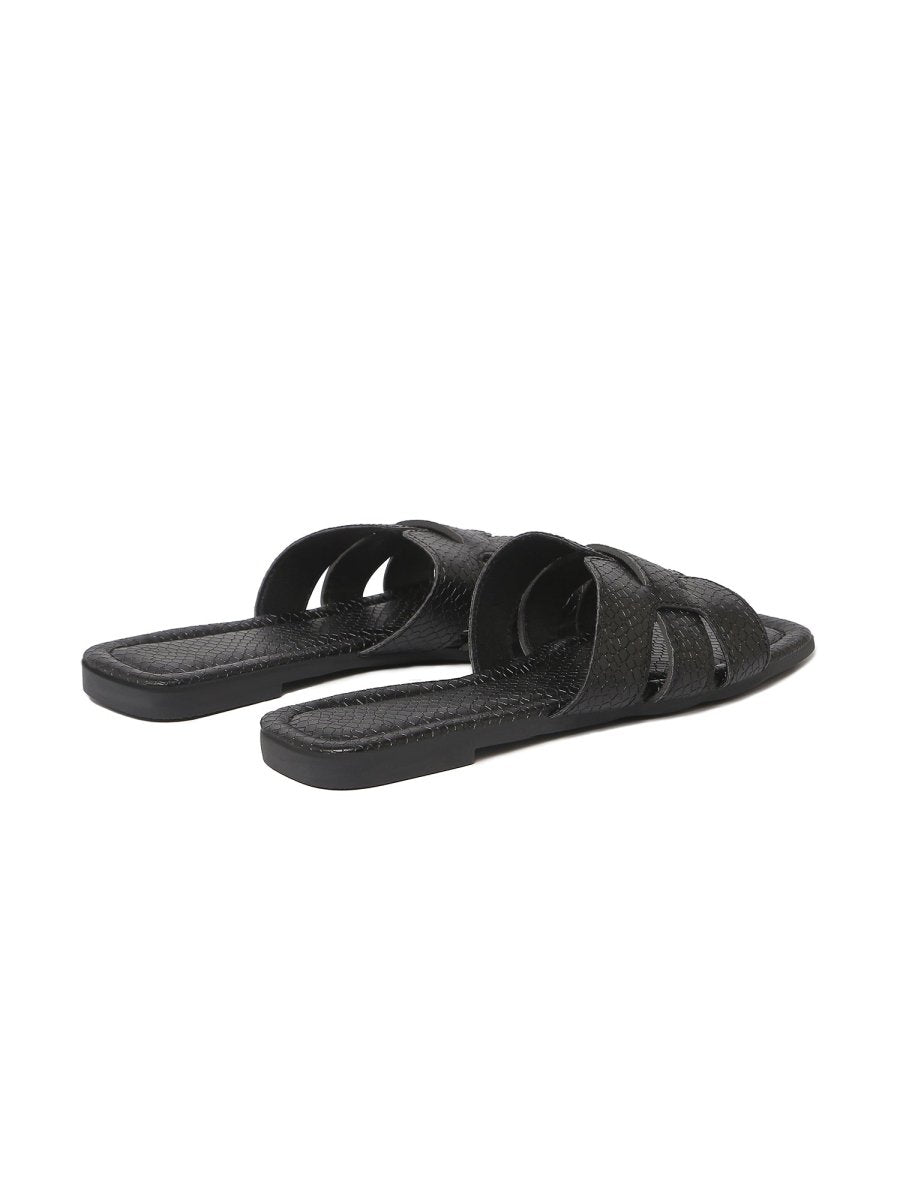 Paloma | Black Sandals by J.Adams – Don't Panic Shoes