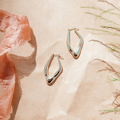 Paloma Hoop Earrings Earrings by Rahya Jewelry Design – Don't Panic Shoes