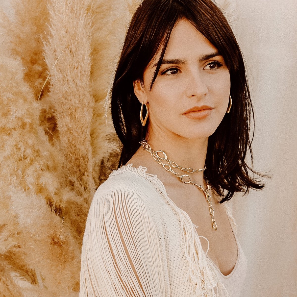 Paloma Hoop Earrings Earrings by Rahya Jewelry Design – Don't Panic Shoes