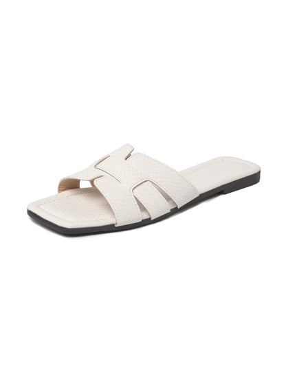 Paloma | White Sandals by J.Adams – Don't Panic Shoes