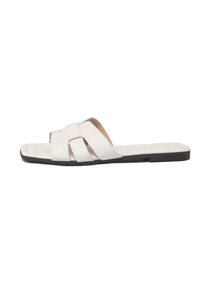 Paloma | White Sandals by J.Adams – Don't Panic Shoes