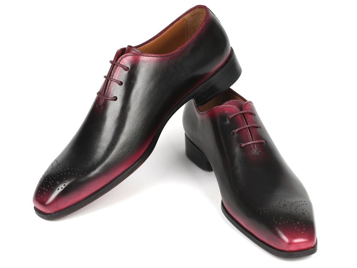 Paul Parkman Black And Red Men's Oxford Shoes Shoes by Paul Parkman – Don't Panic Shoes