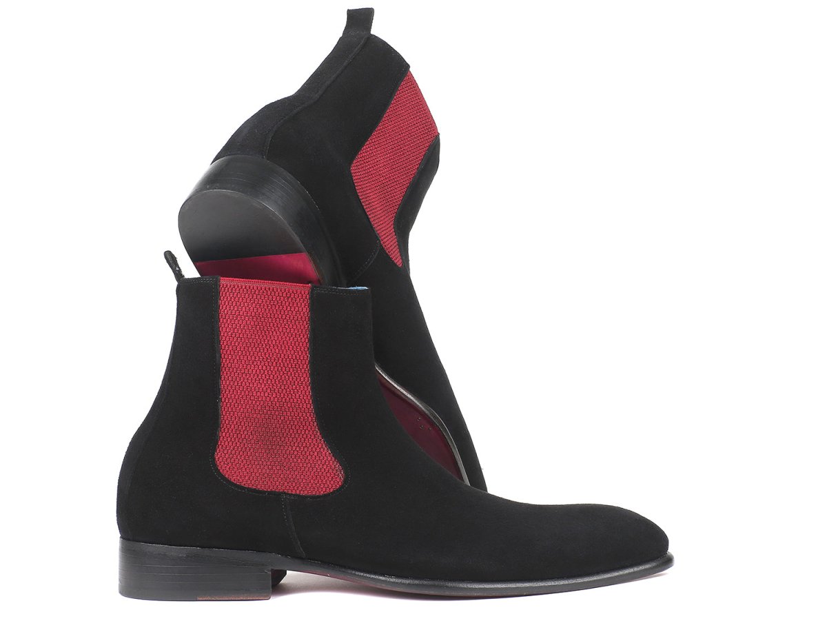 Paul Parkman Black Suede Chelsea Boots (IdSd841blk) by Paul Parkman – Don't Panic Shoes