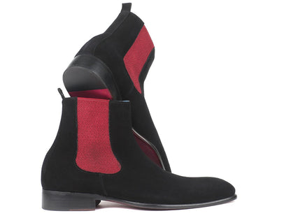 Paul Parkman Black Suede Chelsea Boots (IdSd841blk) by Paul Parkman – Don't Panic Shoes