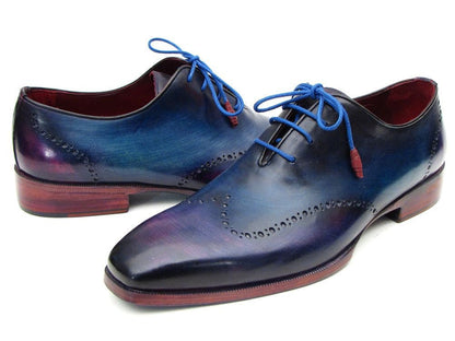 Paul Parkman Blue And Purple Wingtip Oxfords (Id084vx55) by Paul Parkman – Don't Panic Shoes