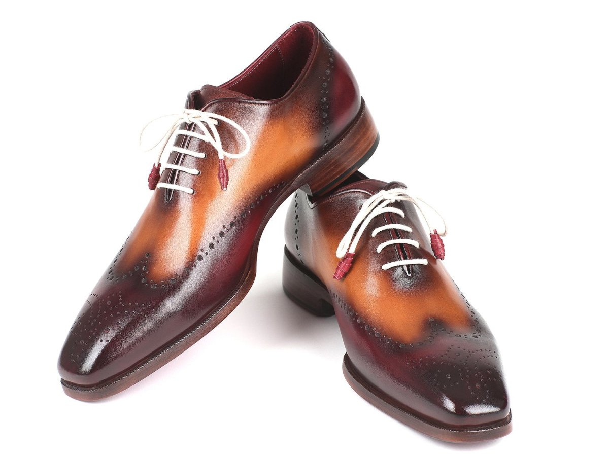 Paul Parkman Bordeaux And Camel Wingtip Oxfords (Id097by30) by Paul Parkman – Don't Panic Shoes