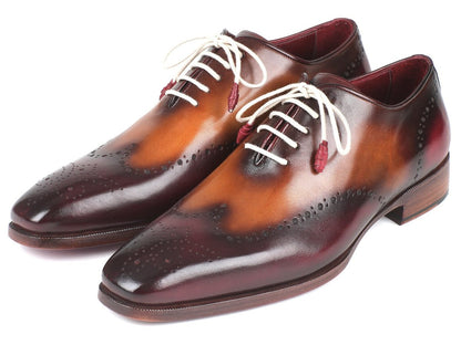 Paul Parkman Bordeaux And Camel Wingtip Oxfords (Id097by30) by Paul Parkman – Don't Panic Shoes