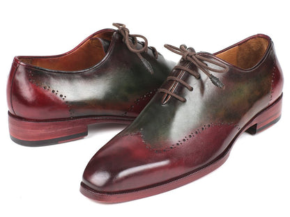 Paul Parkman Bordeaux And Green Wingtip Oxfords (Id097yl63) by Paul Parkman – Don't Panic Shoes