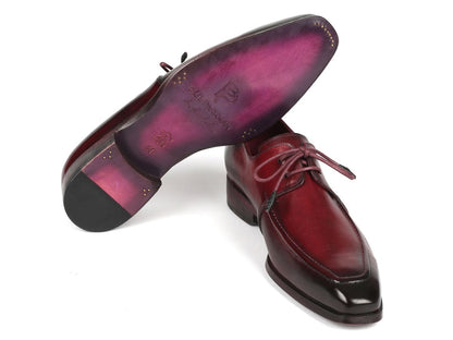 Paul Parkman Bordeaux Leather Apron Derby Shoes For Men (Id13brd92) by Paul Parkman – Don't Panic Shoes