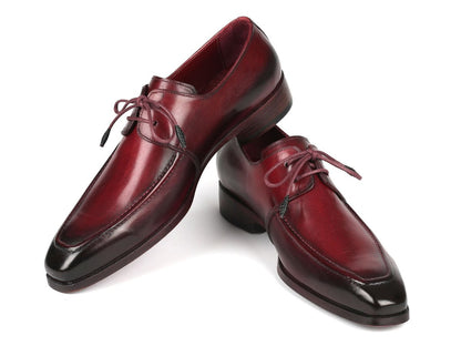 Paul Parkman Bordeaux Leather Apron Derby Shoes For Men (Id13brd92) by Paul Parkman – Don't Panic Shoes