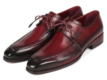 Paul Parkman Bordeaux Leather Apron Derby Shoes For Men (Id13brd92) by Paul Parkman – Don't Panic Shoes