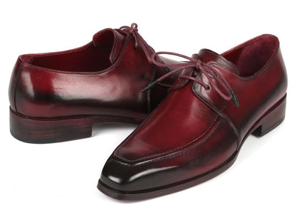 Paul Parkman Bordeaux Leather Apron Derby Shoes For Men (Id13brd92) by Paul Parkman – Don't Panic Shoes