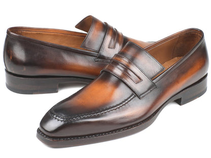 Paul Parkman Brown Burnished Goodyear Welted Loafers (Id36lfbrw) by Paul Parkman – Don't Panic Shoes