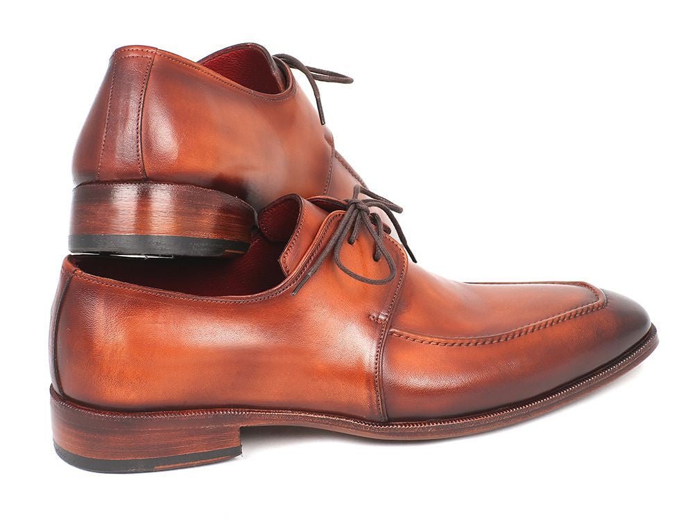 Paul Parkman Brown Leather Apron Derby Shoes For Men (Id33sx92) by Paul Parkman – Don't Panic Shoes