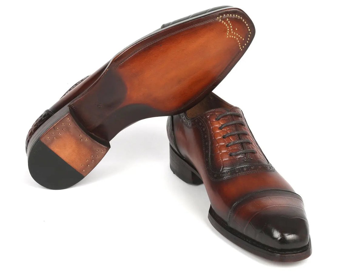 Paul Parkman Goodyear Welted Cap Toe Oxfords In Brown Shoes by Paul Parkman – Don't Panic Shoes