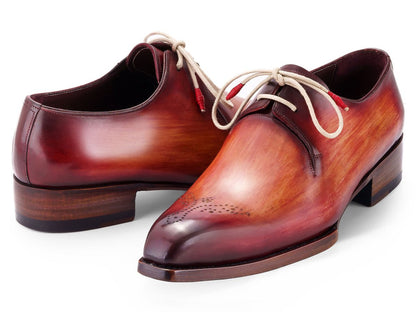 Paul Parkman Goodyear Welted Derby Shoes Reddish Brown (Id468r21) by Paul Parkman – Don't Panic Shoes