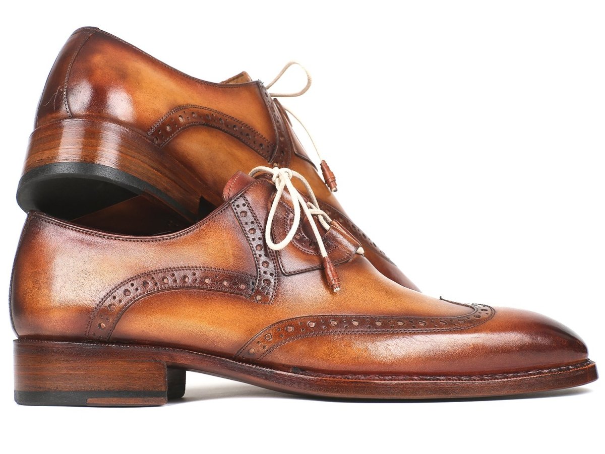 Paul Parkman Goodyear Welted Ghillie Lacing Wingtip Brogues (Id2955 - Cml) by Paul Parkman – Don't Panic Shoes