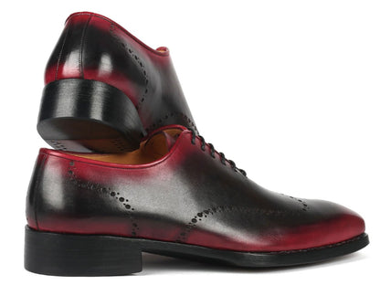Paul Parkman Goodyear Welted Men's Red And Black Oxford Shoes (Id081 - B51) by Paul Parkman – Don't Panic Shoes