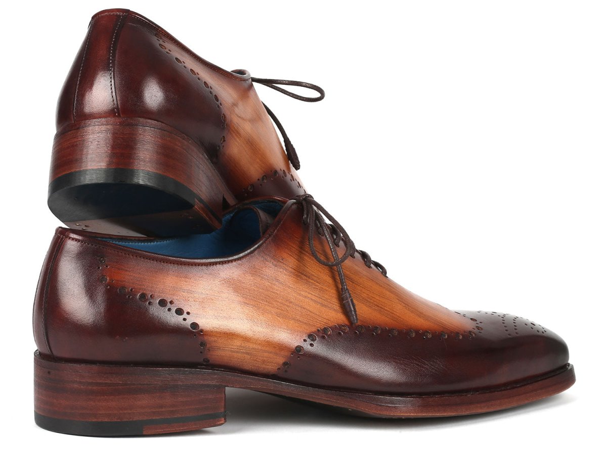Paul Parkman Goodyear Welted Men's Two Tone Brown Oxford Shoes (Id081 - K33) by Paul Parkman – Don't Panic Shoes