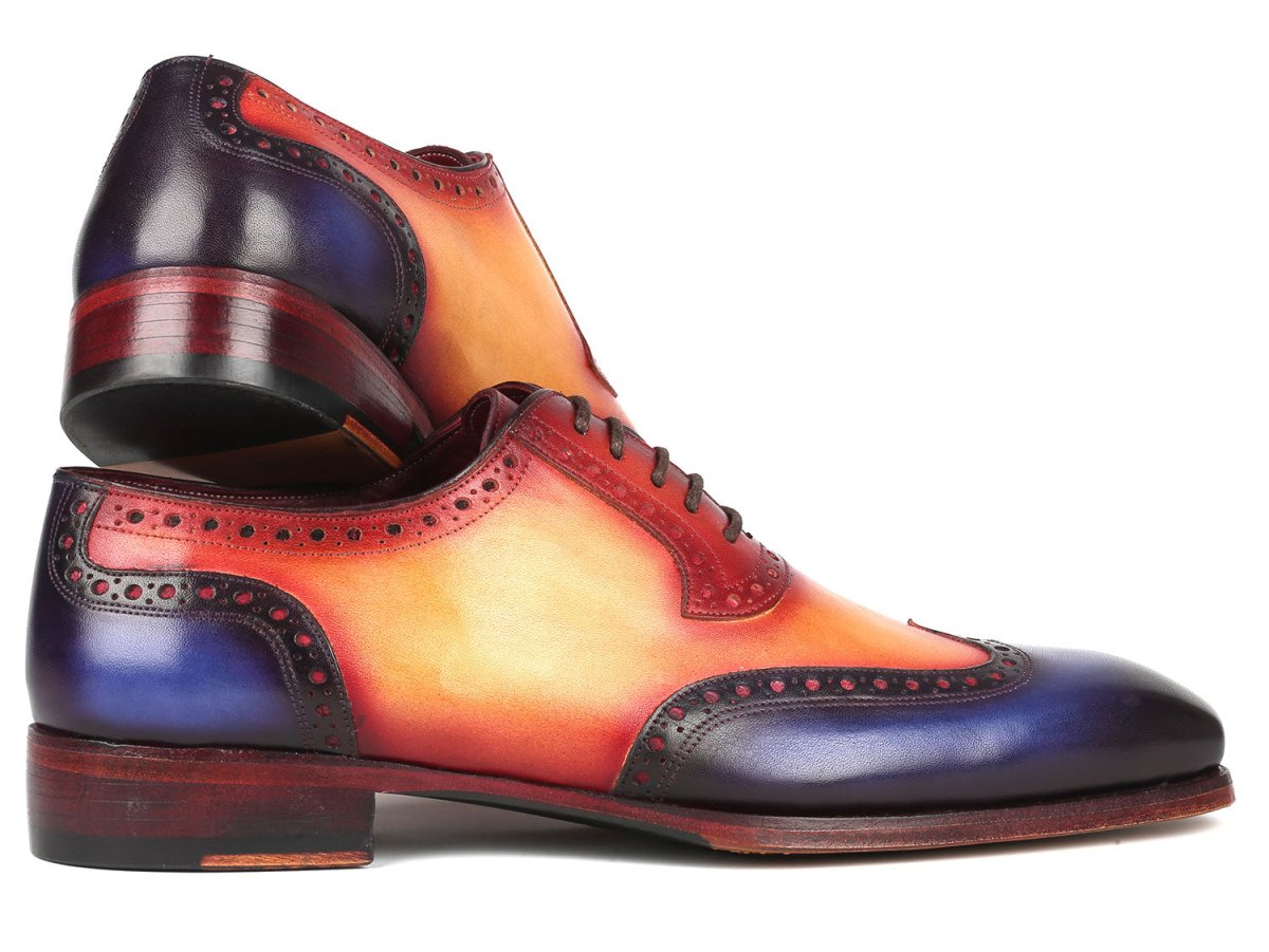 Paul Parkman Goodyear Welted Men's Wingtip Oxfords Multicolor (Id6819 - Mlt) Shoes by Paul Parkman – Don't Panic Shoes