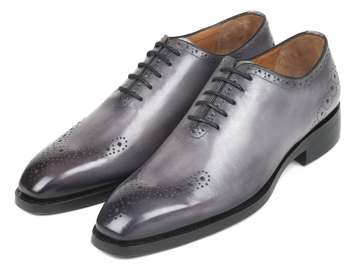 Paul Parkman Goodyear Welted Nched Oxfords Gray (Id7614 - Gry) by Paul Parkman – Don't Panic Shoes