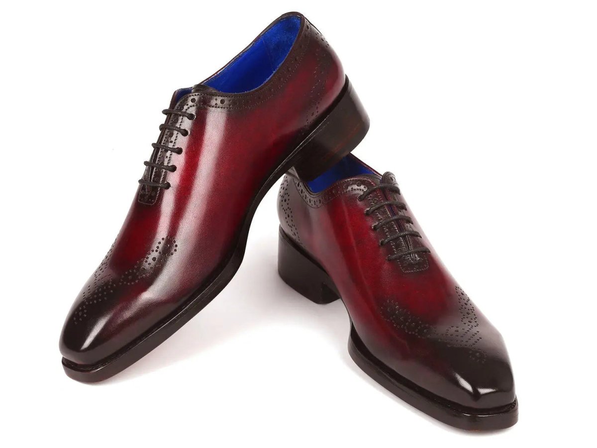 Paul Parkman Goodyear Welted Nched Oxfords In Bordeaux Shoes by Paul Parkman – Don't Panic Shoes