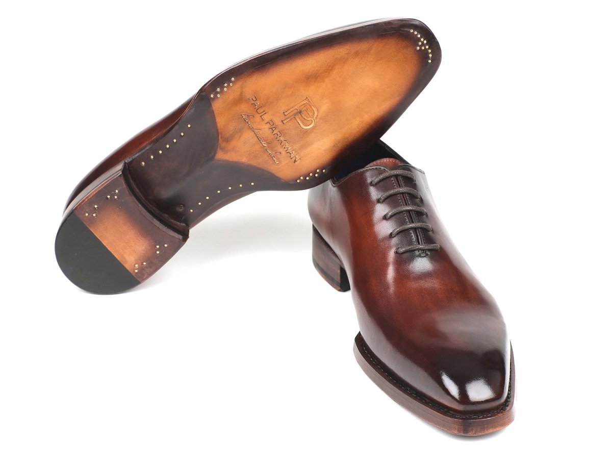Paul Parkman Goodyear Welted Wholecut Oxfords Brown Hand - Painted (Id044brw) by Paul Parkman – Don't Panic Shoes