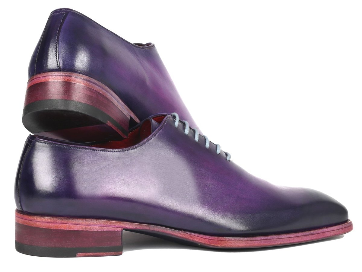 Paul Parkman Goodyear Welted Wholecut Oxfords Purple Hand - Painted (Id044prp) by Paul Parkman – Don't Panic Shoes