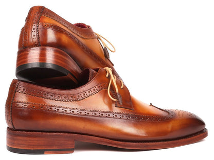 Paul Parkman Goodyear Welted Wingtip Derby Shoes Camel (Id511c74) by Paul Parkman – Don't Panic Shoes