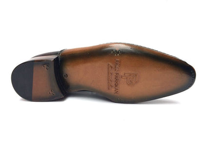 Paul Parkman Green And Purple Handmade Oxfords (IdOpk215c) by Paul Parkman – Don't Panic Shoes