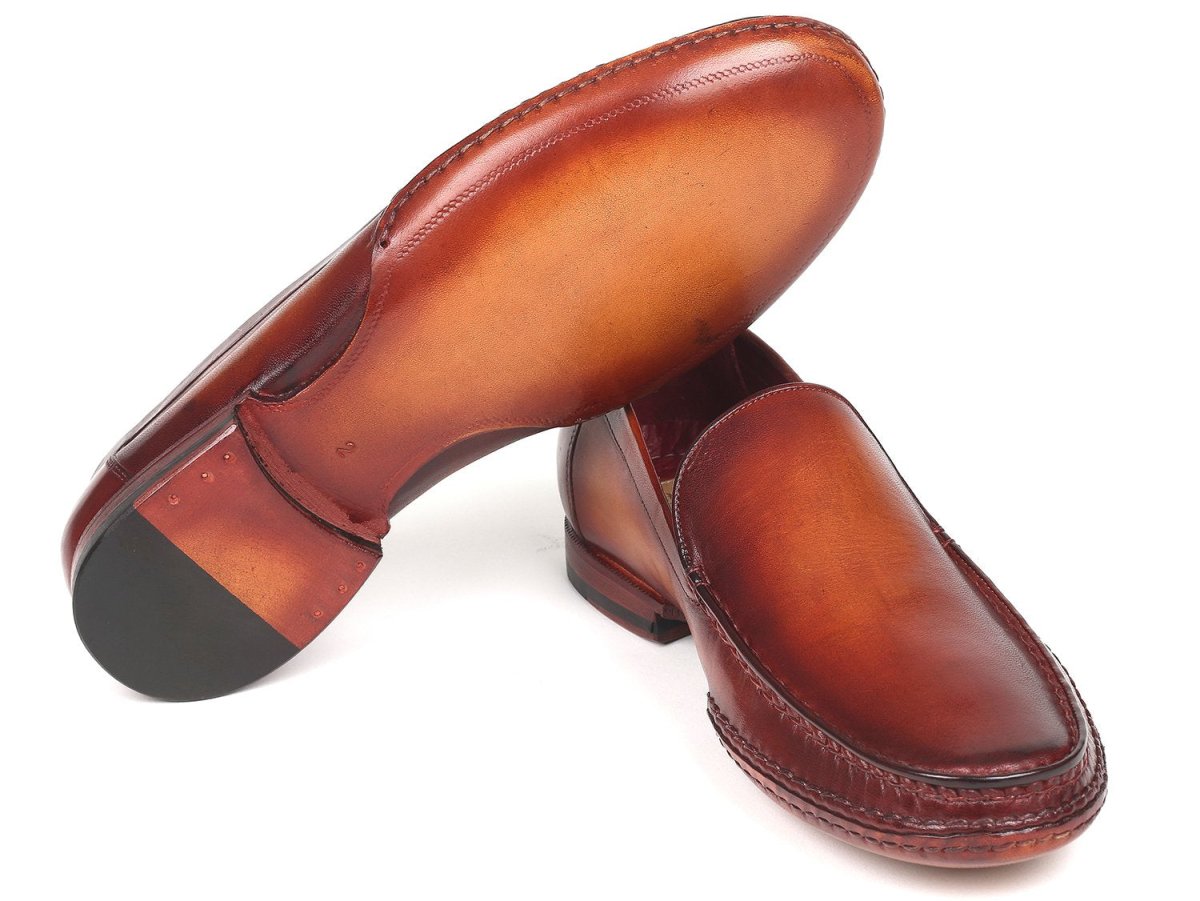 Paul Parkman Hand - Sewn Moccasins Brown (IdMc651 - Brw) by Paul Parkman – Don't Panic Shoes