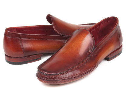 Paul Parkman Hand - Sewn Moccasins Brown (IdMc651 - Brw) by Paul Parkman – Don't Panic Shoes