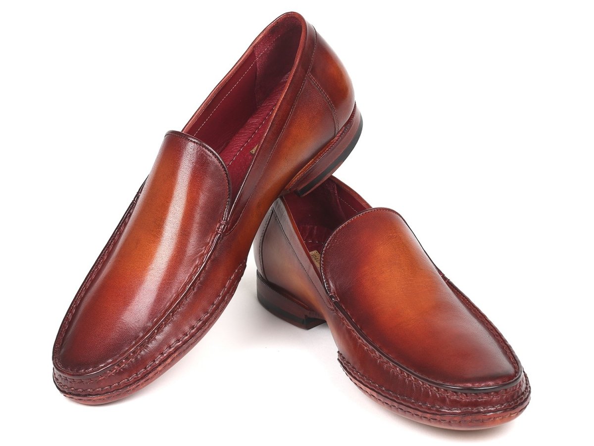 Paul Parkman Hand - Sewn Moccasins Brown (IdMc651 - Brw) by Paul Parkman – Don't Panic Shoes